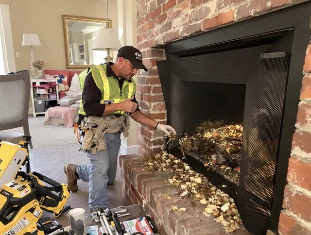 Safe screening installation by Norwalk Chimney Sweep in Norwalk, CT