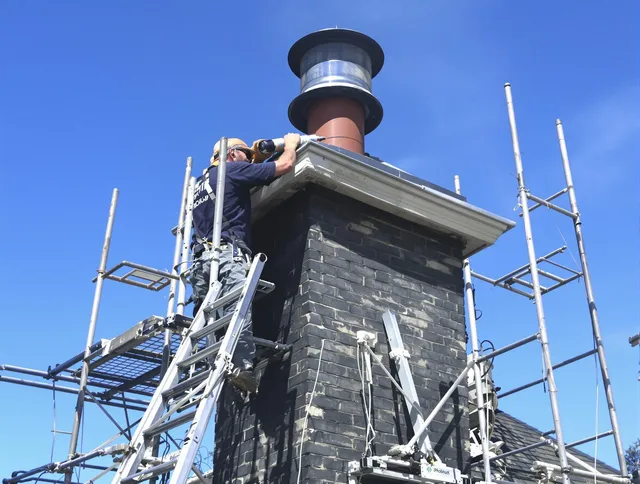 Sturdy chimney crown finished by Norwalk Chimney Sweep in Norwalk, CT