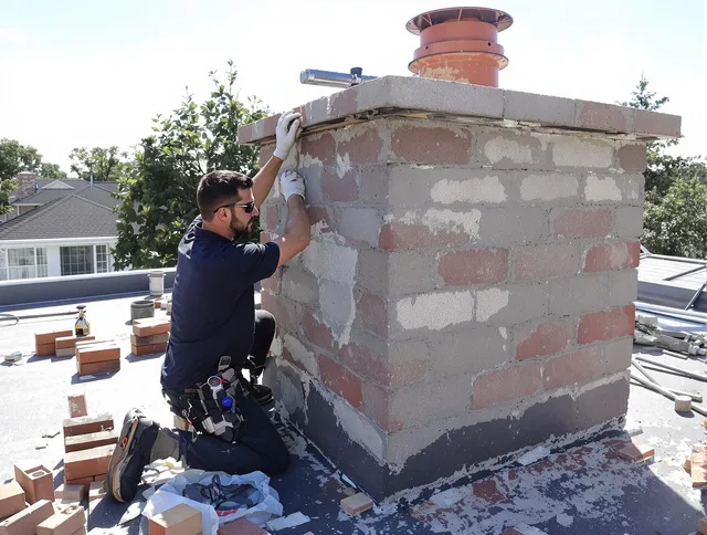 Advanced chimney repair process by Norwalk Chimney Sweep in Norwalk, CT