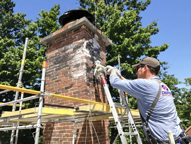 Structural chimney repair by Norwalk Chimney Sweep in Norwalk, CT