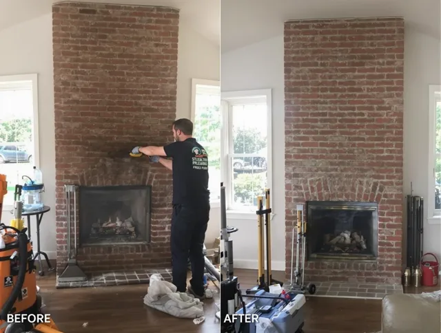 Finished chimney sweeping service by Norwalk Chimney Sweep in Norwalk, CT