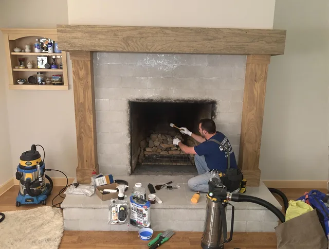 Detailed creosote removal process by Norwalk Chimney Sweep in Norwalk, CT